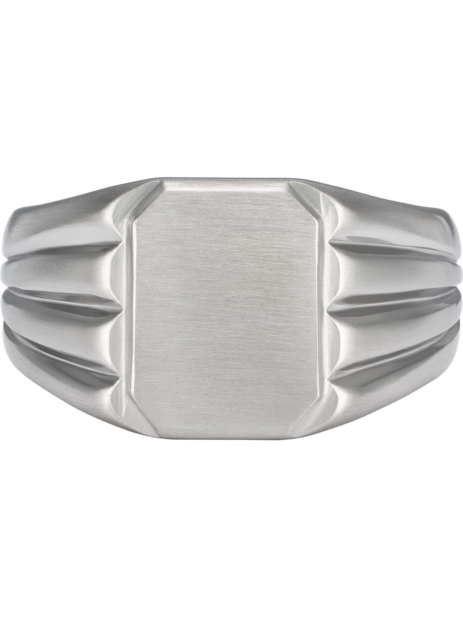 Fingerring Fossil Herren-Herrenring Edelstahl