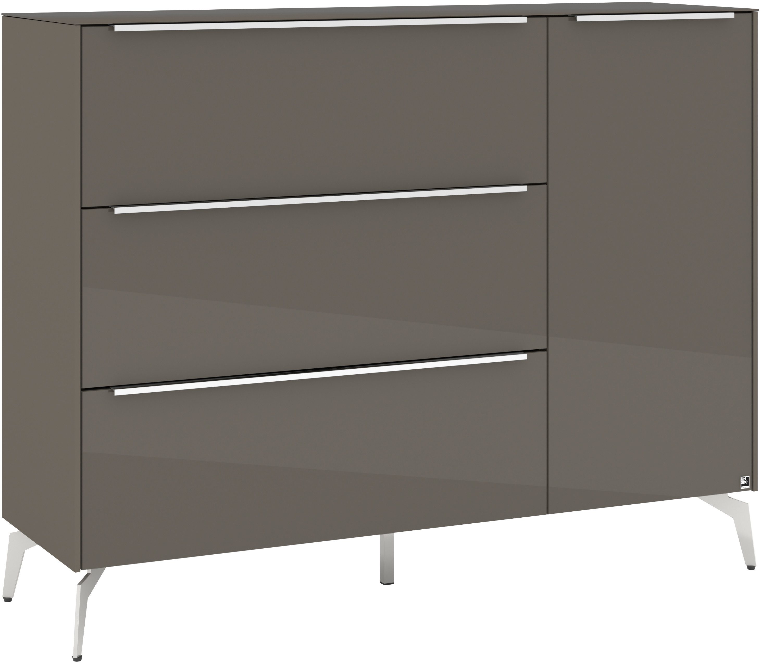 set one by Musterring Sideboard Reno (1 St), Mit Winkelfuß in diversen Farben, 109 cm Höhe & Farbauswahl
