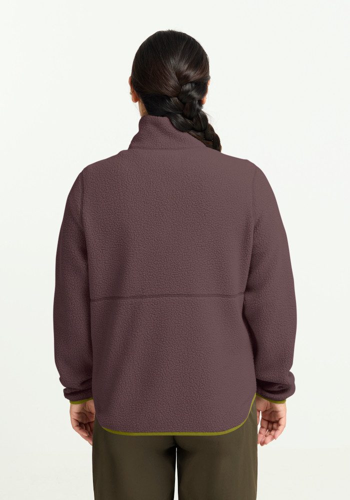 Jack Wolfskin Fleecejacke LITE CURL FZ W mit weichem Material, atmungsaktiv, schnell trocknend, windabweisend