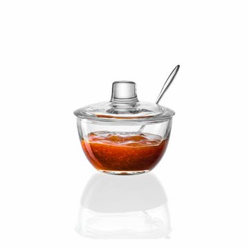 montana-Glas Vorratsglas Geleedose :prepare, 180 ml, Glas, Edelstahl