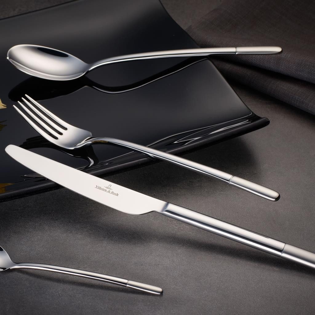 Villeroy & Boch Besteck-Set Ella Tafelbesteck 180er Set (180-tlg), Edelstahl, Spülmaschinenfest