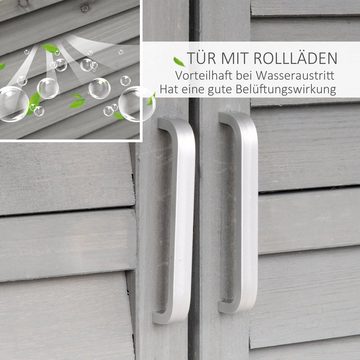 Outsunny Garten-Geräteschrank Gartenschrank