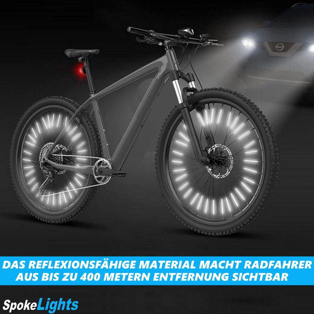 Fahrrad Rückstrahler Länge 10 cm selbstklebend Reflektor E