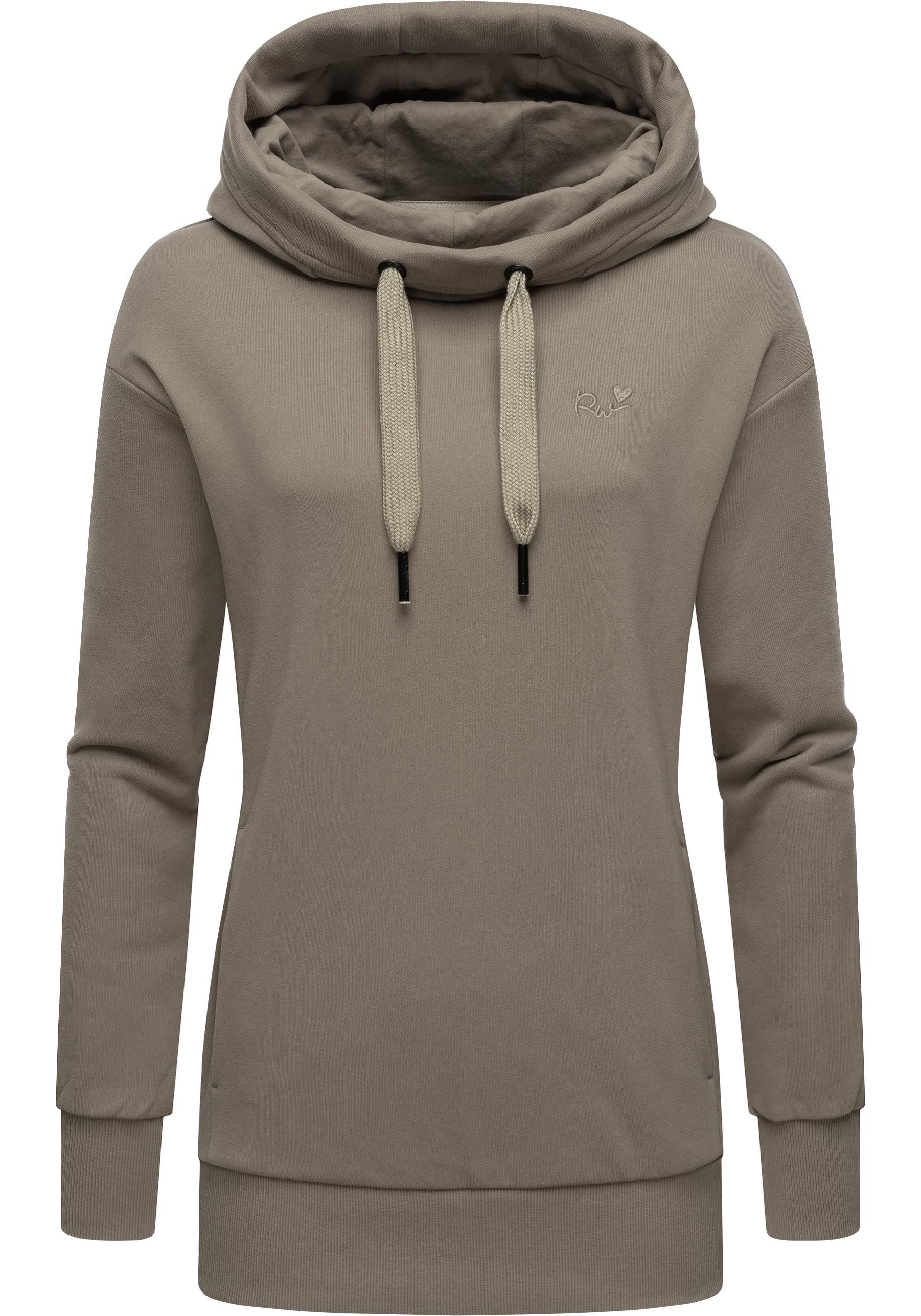 Ragwear Stehkragenpullover Yodis modischer Kapuzenpullover mit hohem Kragen