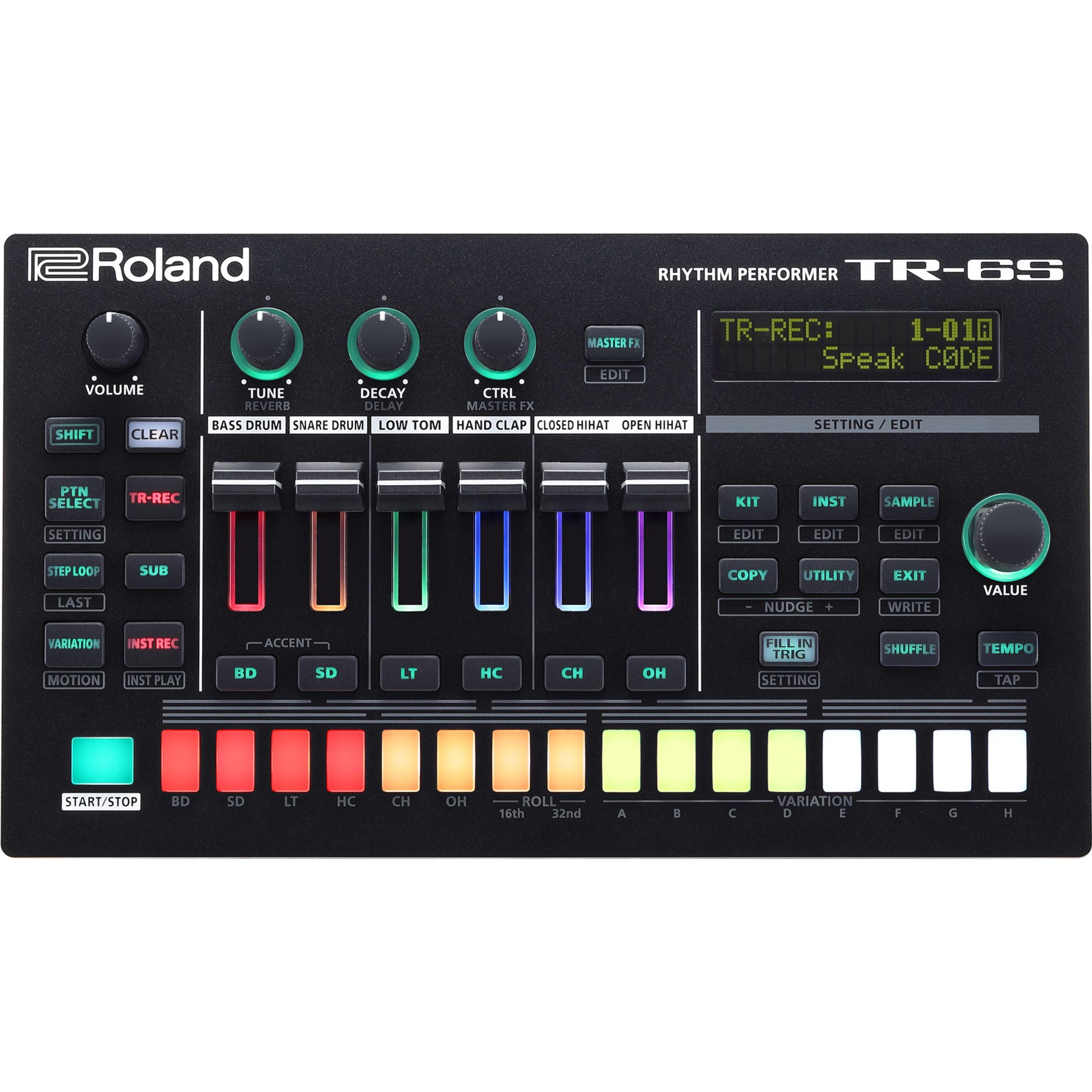 Roland Synthesizer (Groove-Tools, Drumcomputer), TR-6S Rhythm Performer - Drum Computer