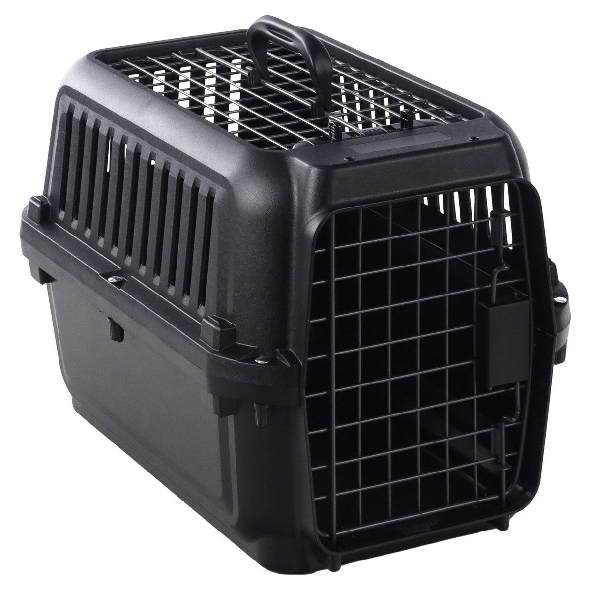 Flamingo Hunde-Transportbox Transportbox Naomi schwarz