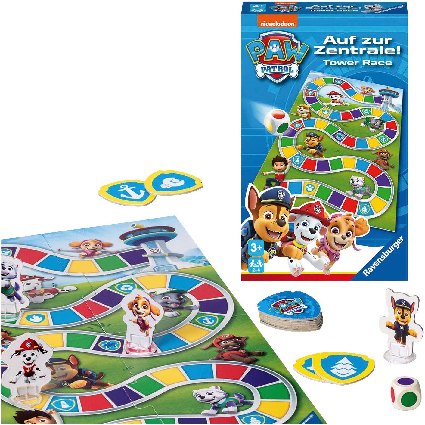 Ravensburger Spiel PAW Patrol - Auf zur Zentrale!, Made in Europe