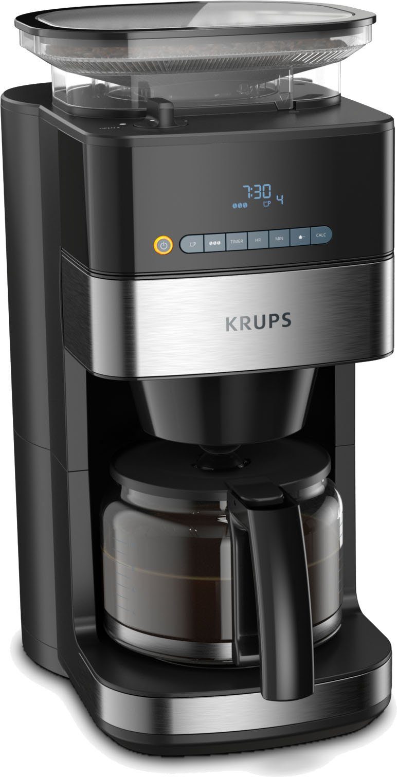 Krups Filterkaffeemaschine KM8328 Grind Aroma Filterkaffeemaschine