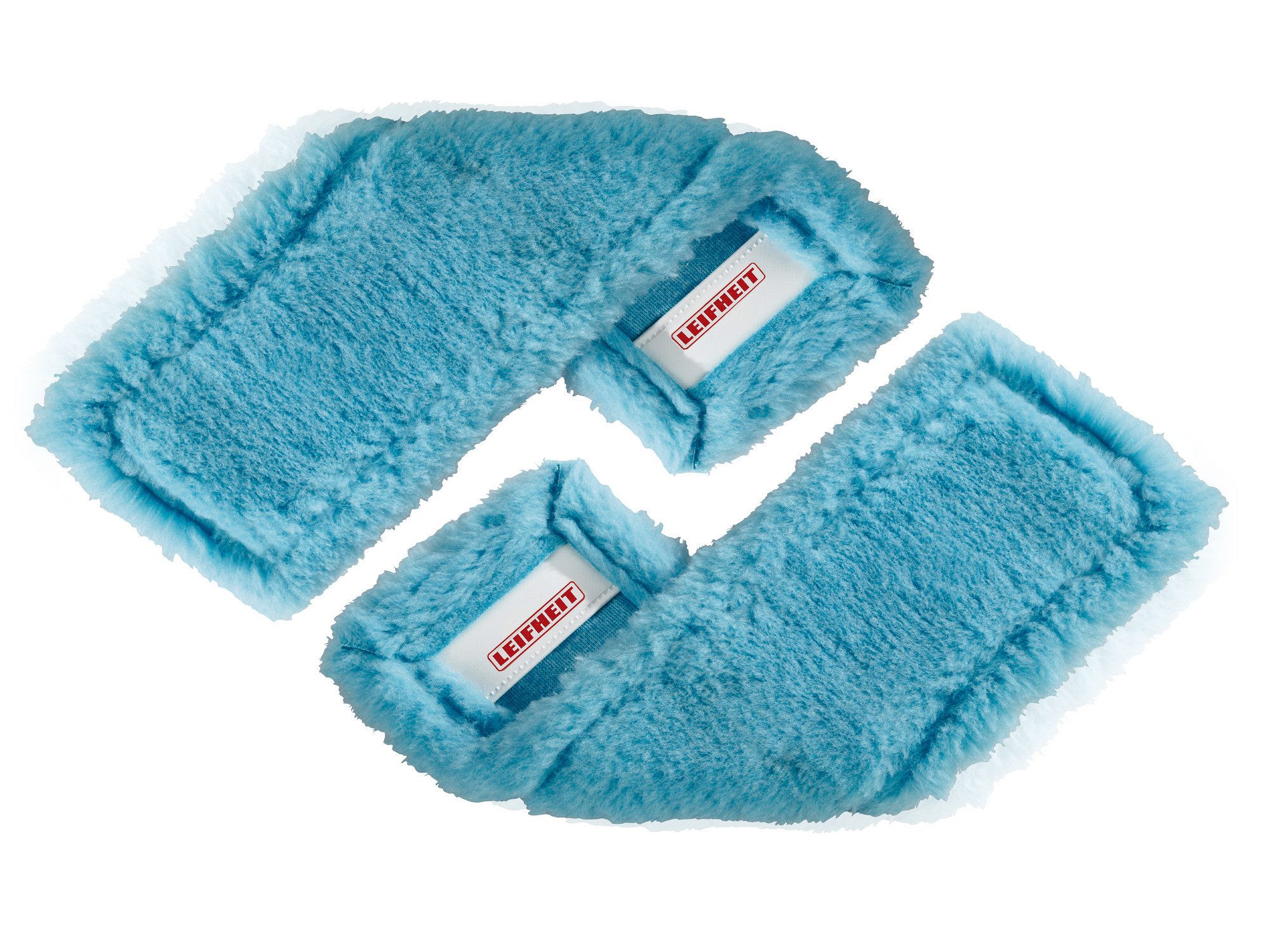 Leifheit Wischbezug Profi XL static plus 2er Wischbezug (Kunstfaser, 16.0x48.0 cm, 2-tlg., Waschbar bei 40°C, Wischbreite 42cm, für alle glatten Böden)