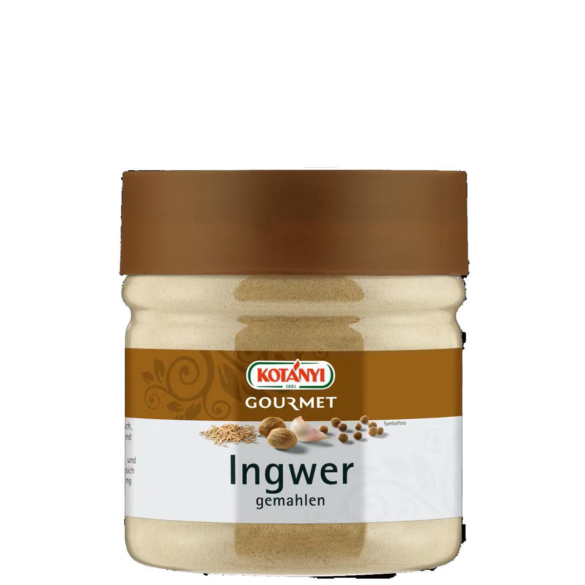 KOTANYI Gewürz, Kotanyi Ingwer gemahlen brennend pikant asiatisch indische Küche 150g