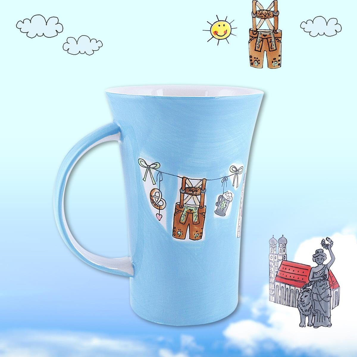 Mila Becher Mila Keramik-Becher Coffee-Pot München Design Frauenkirche, Keramik