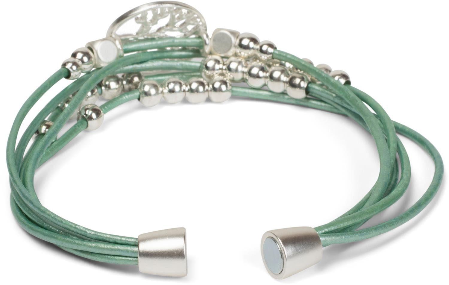 styleBREAKER Armband Armband mit Lebensbaum, Perlen günstig online kaufen