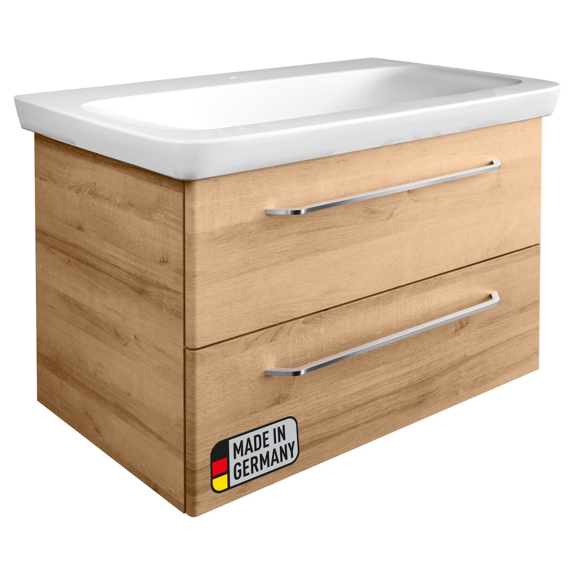 BADEDU Badmöbel-Set Badmöbel Set, Waschplatz, Badezimmermöbel, Waschtischkombination