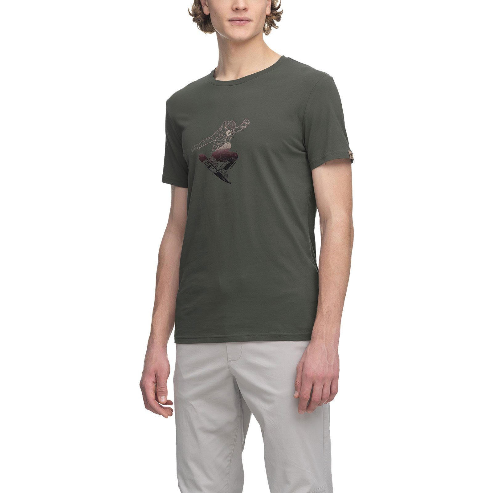 Ragwear T-Shirt Rogger mit coolem Snowboard-Print günstig online kaufen