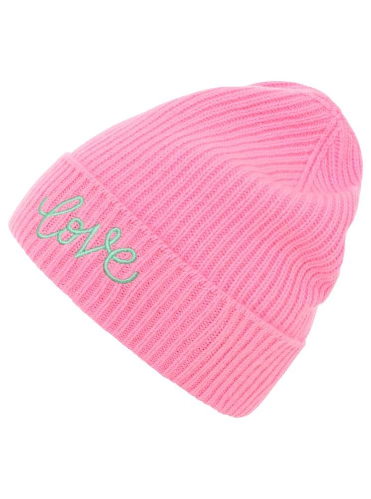 Zwillingsherz Strickmütze 100% Kaschmir Umschlagmütze günstig online kaufen