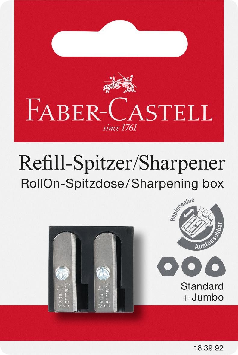 Faber-Castell Anspitzer Faber Castell Spitzdose Refill Spitzer für RollOn