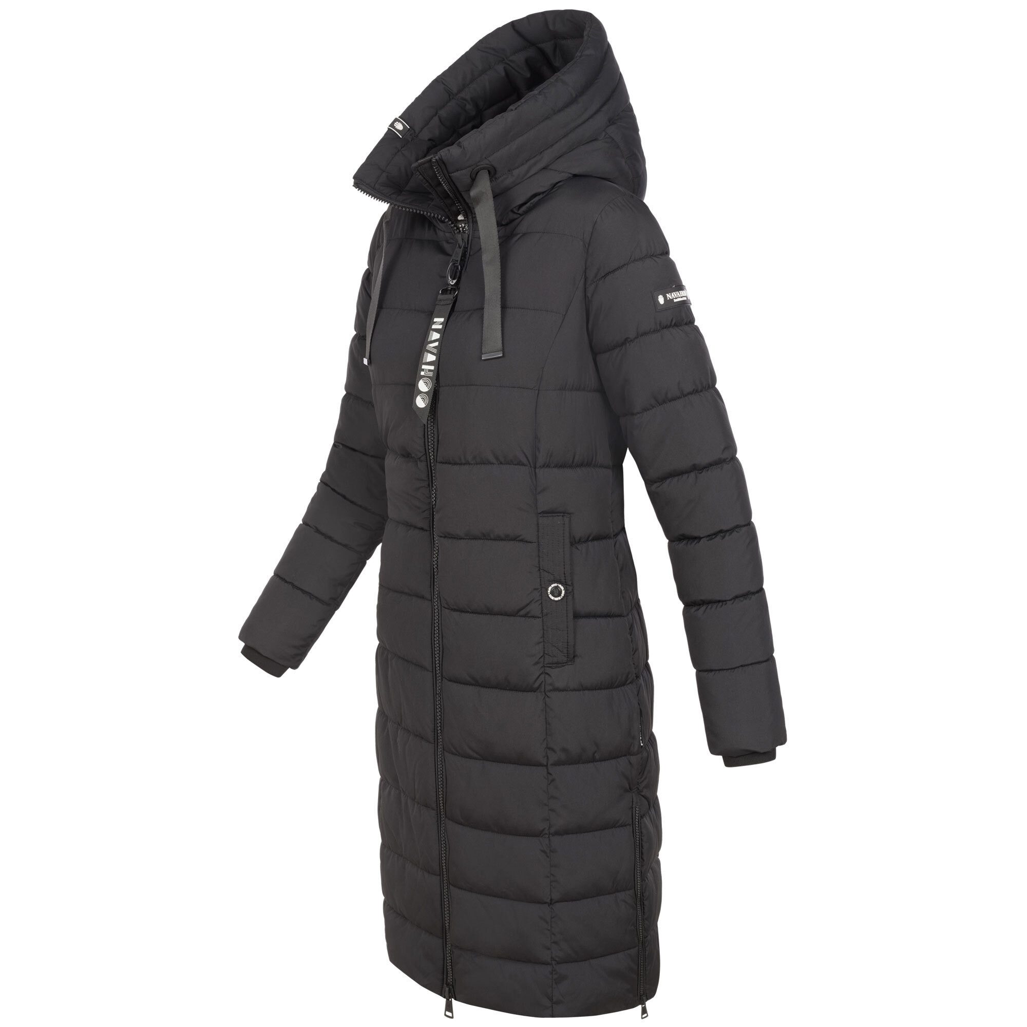 Navahoo Winterjacke Mondmaedchen Extra langer Schnitt mit seitlichen Schlitzen