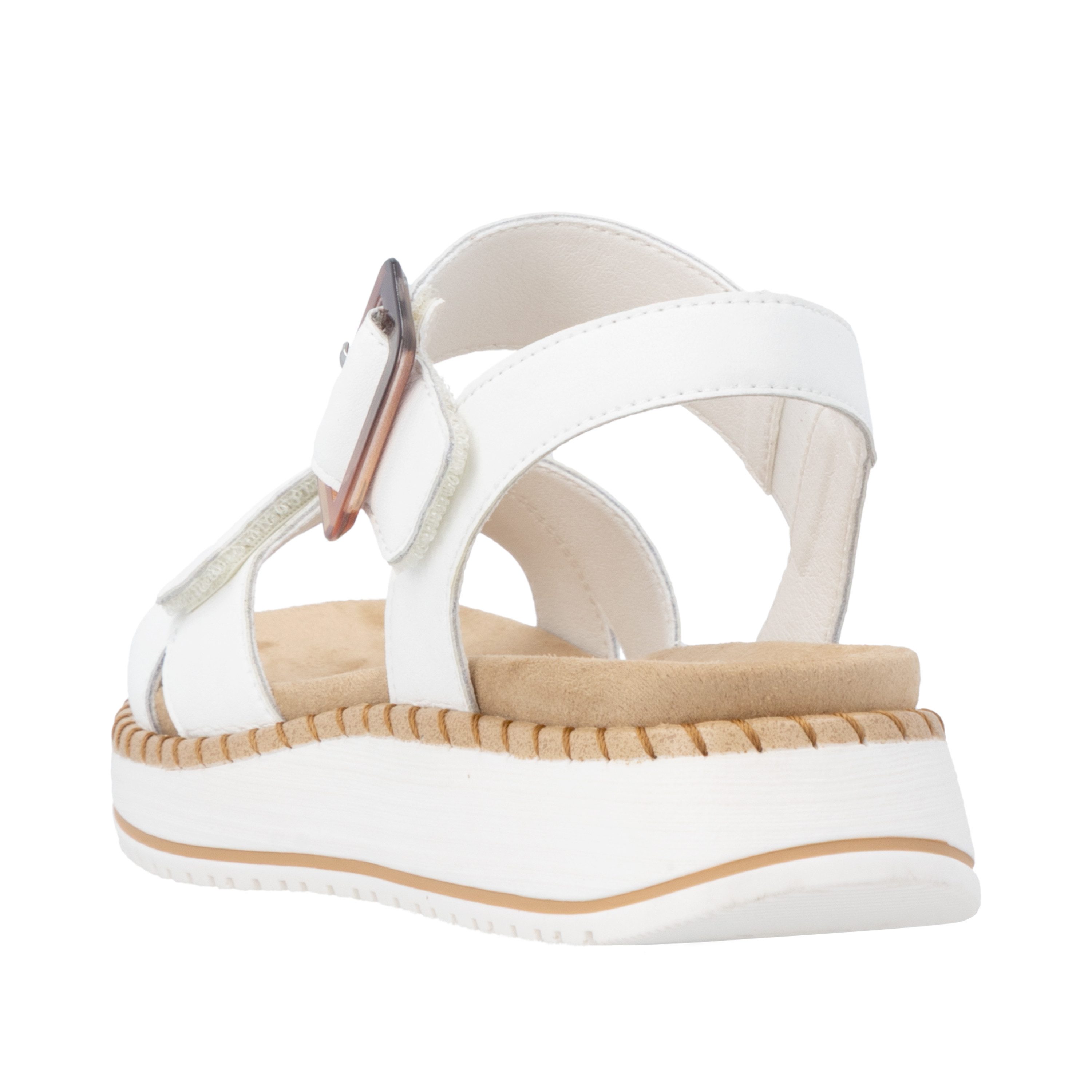 Remonte Keilsandalette Sommerschuh, Sandalette mit zwei praktischen Klettverschlüssen