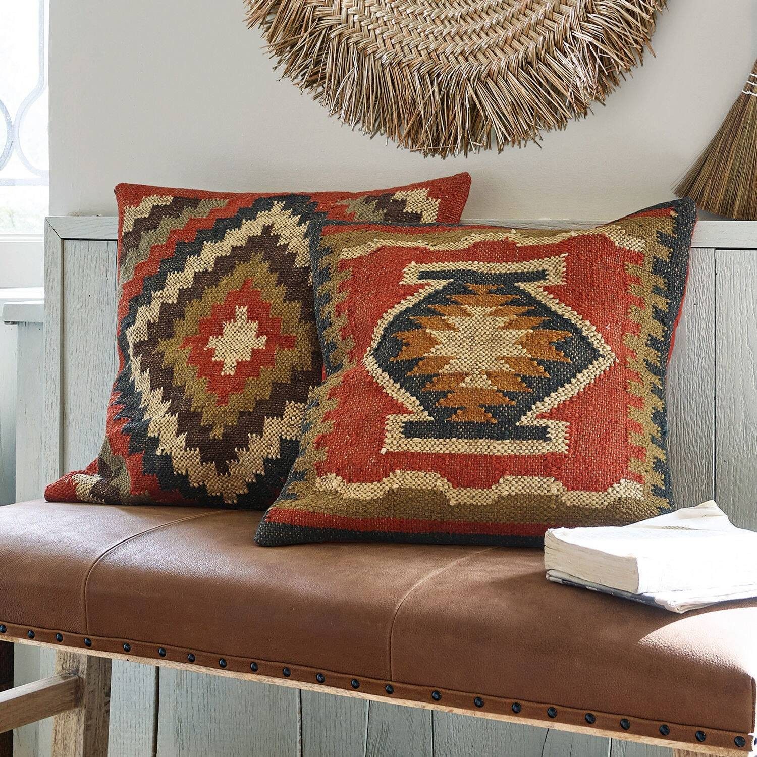 Mirabeau Kissenhülle Kissenhülle 2er Set Dailies rot günstig online kaufen