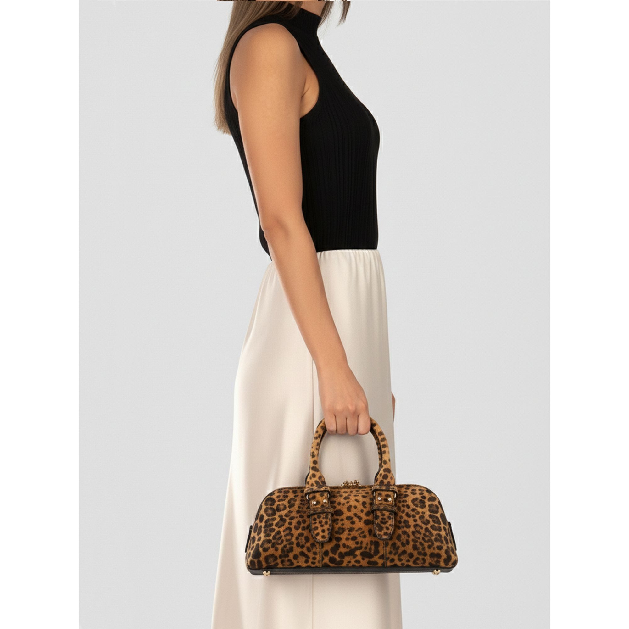 PINKO Henkeltasche Bowling Bag, Leder