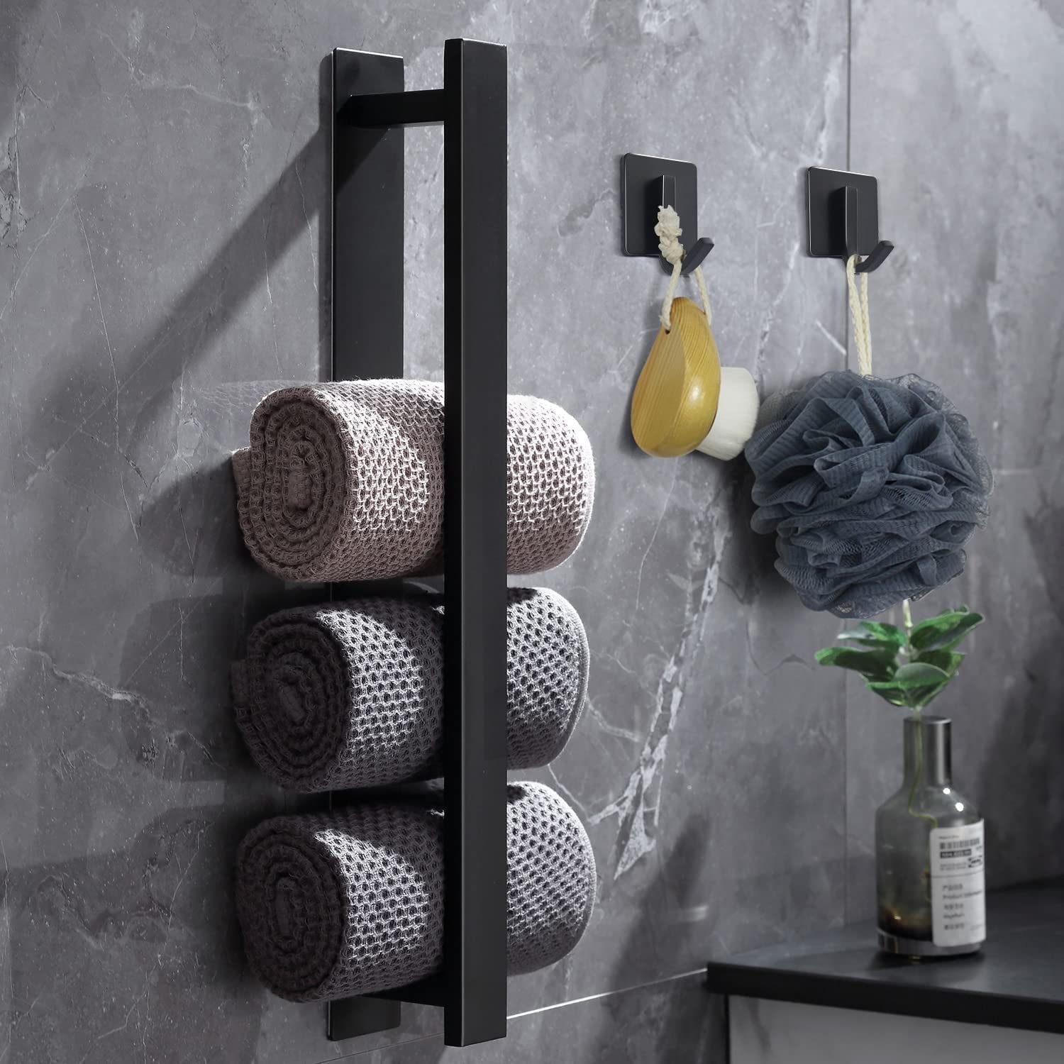 Edelstahl Handtuchhalter Handtuchhalter Bohrfreie mattem Gästezimmer und zggzerg für aus Bad