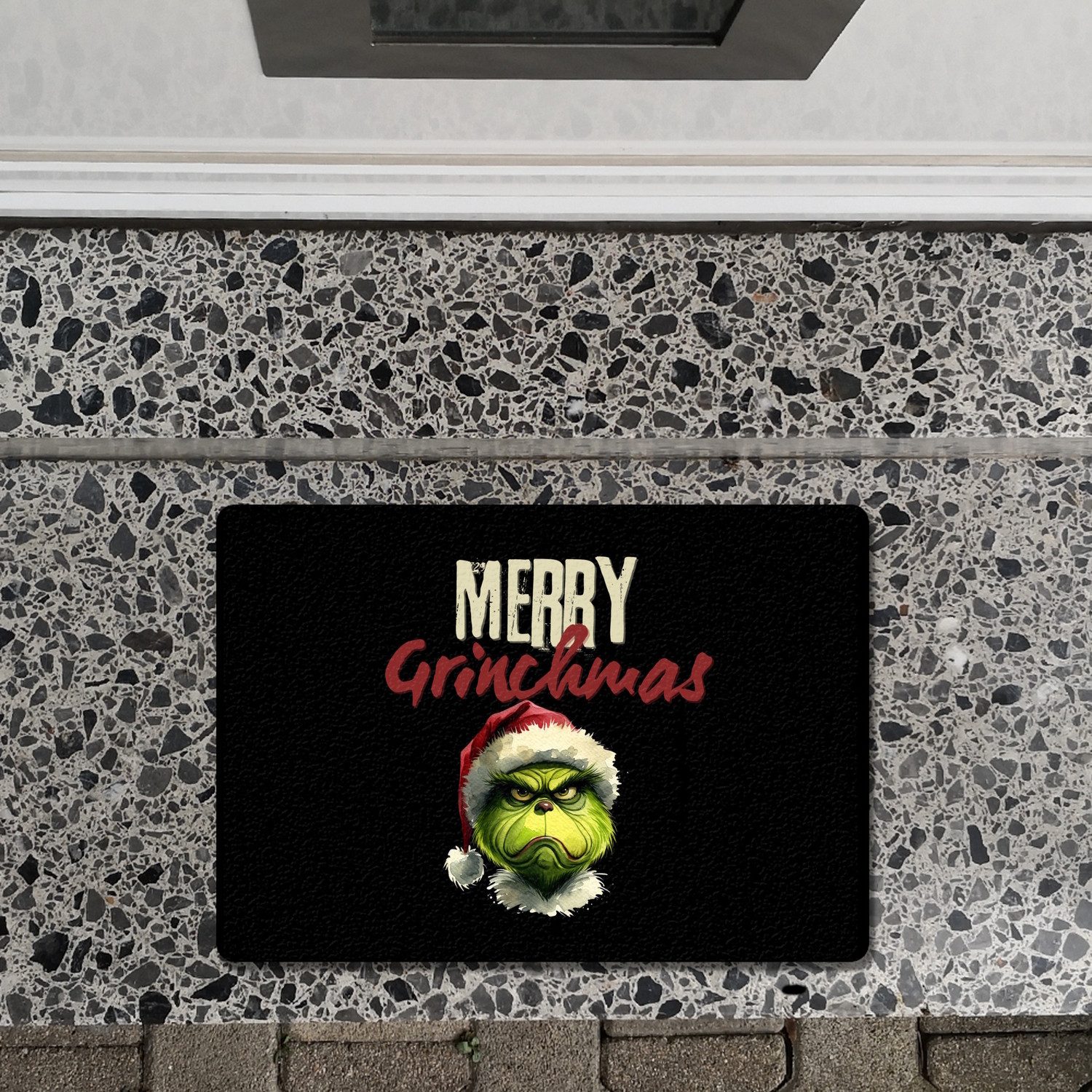 speecheese Fußmatte Merry Grinchmas Weihnachtsmuffel Fußmatte in 35x50 cm o günstig online kaufen