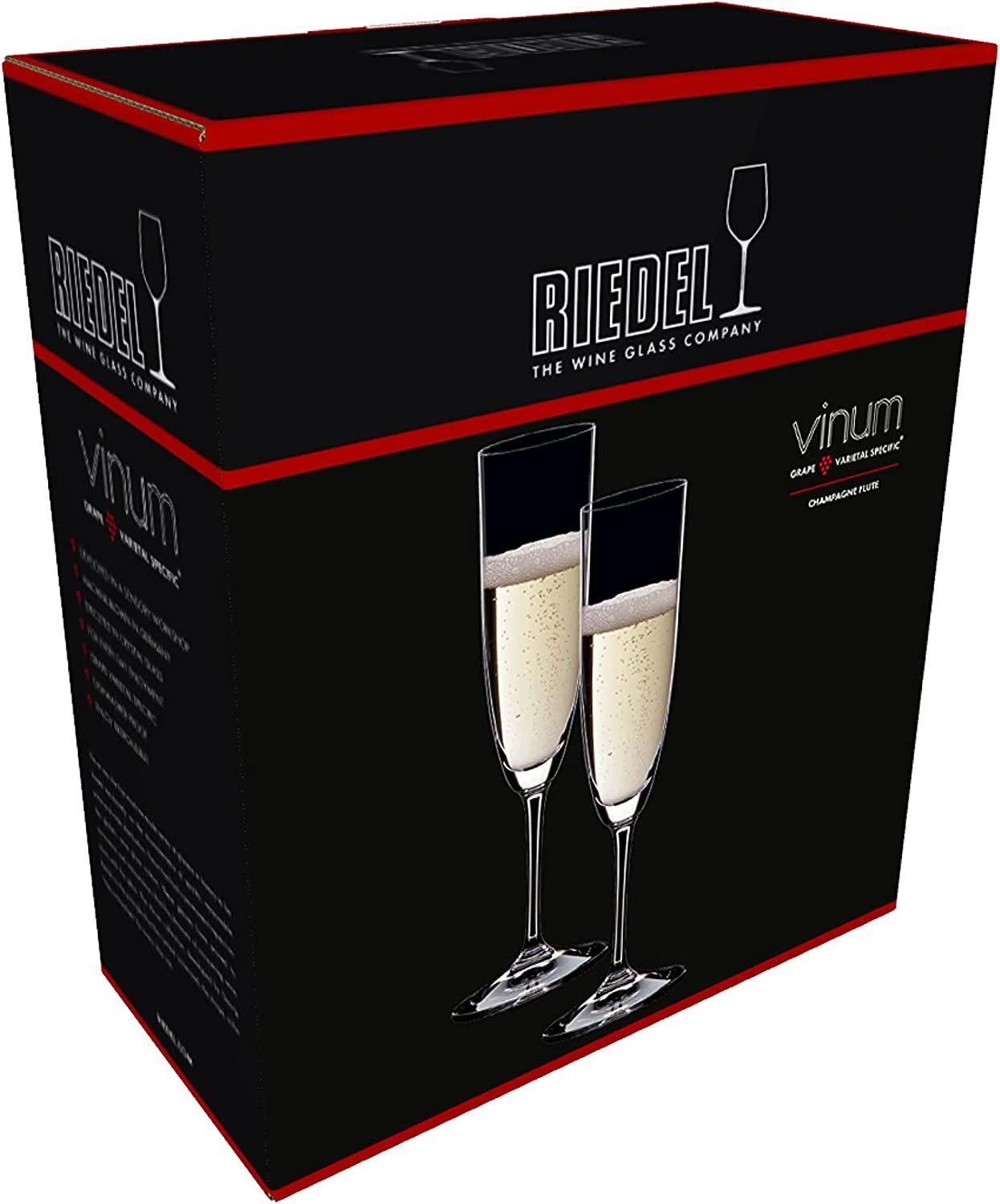 RIEDEL Vinum Champagner Kristallglas Glas Glas Flute, Riedel