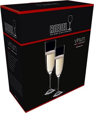 RIEDEL THE WINE GLASS COMPANY Glas Riedel Vinum Champagner Flute, Kristallglas
