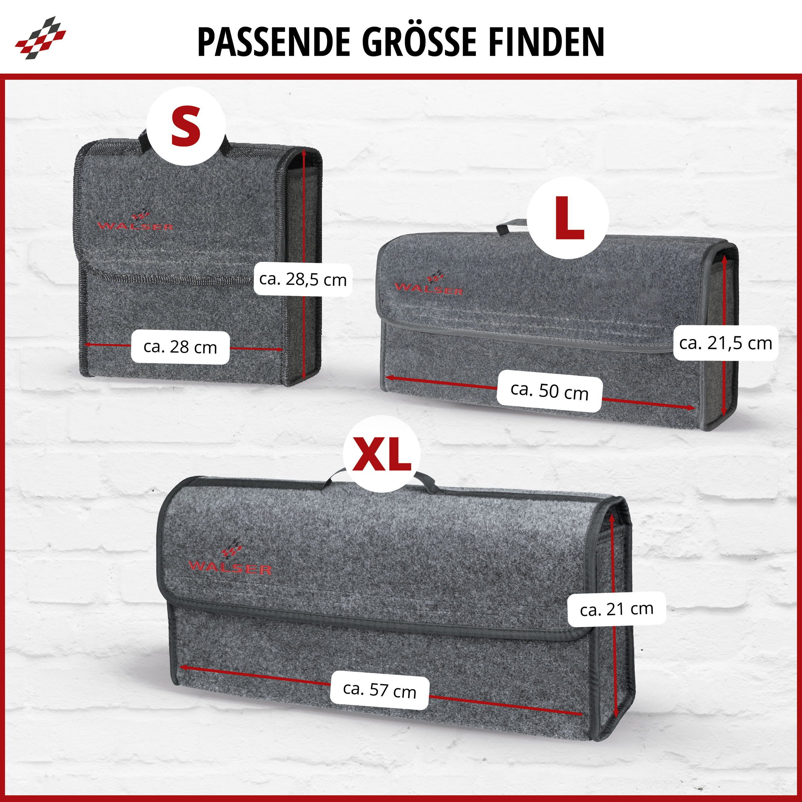 WALSER Auto-Rückenlehnenschutz Toolbag Gr.S, 1 Stück, 1-tlg.