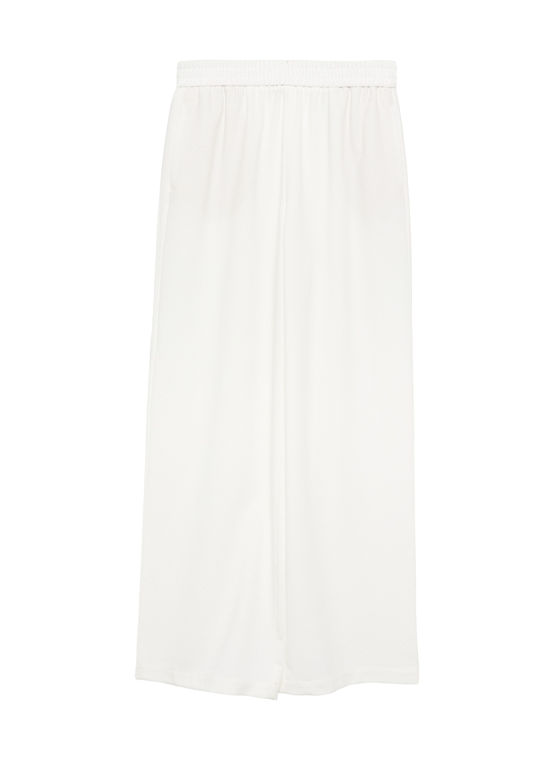 s.Oliver 7/8-Hose Hose Semitransparente Wide-Leg-Hose mit Elastikbund