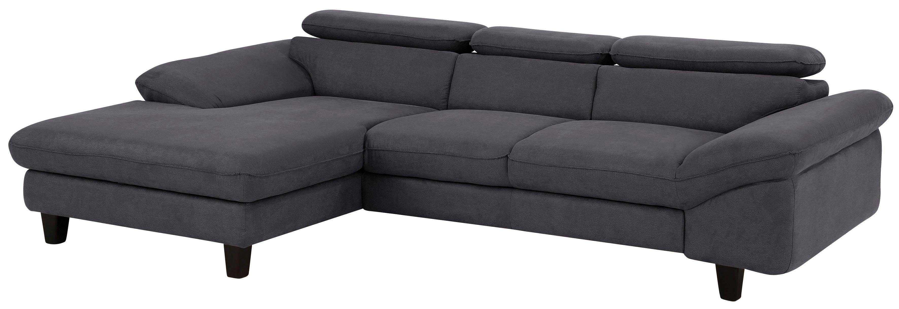 Home affaire Ecksofa "Pilot L-Form", mit Kopfteilverstellung, wahlweise mit günstig online kaufen