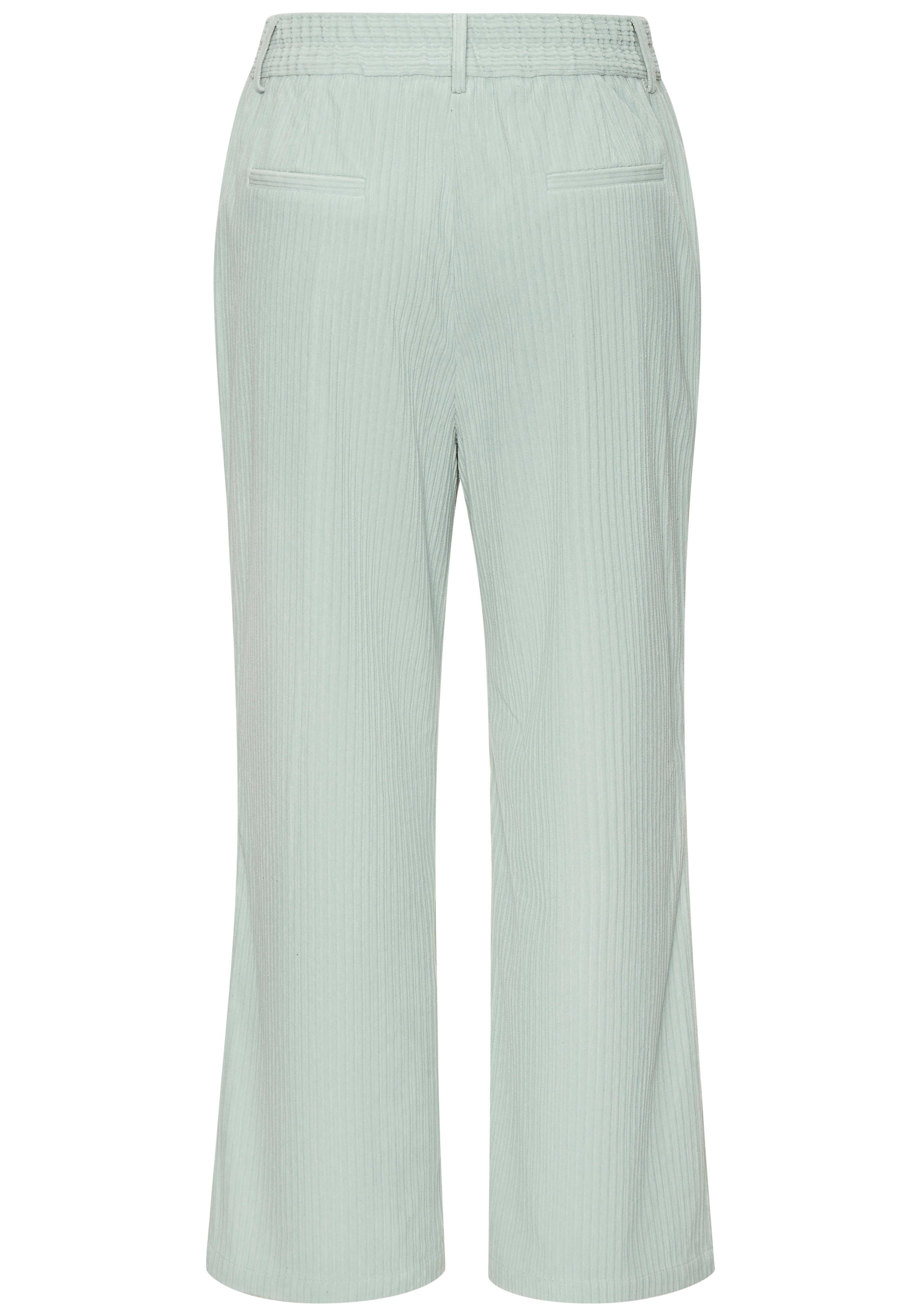 Buffalo Culotte aus Cord mit weitem Bein 7/8 Länge, lässige Sommerhose