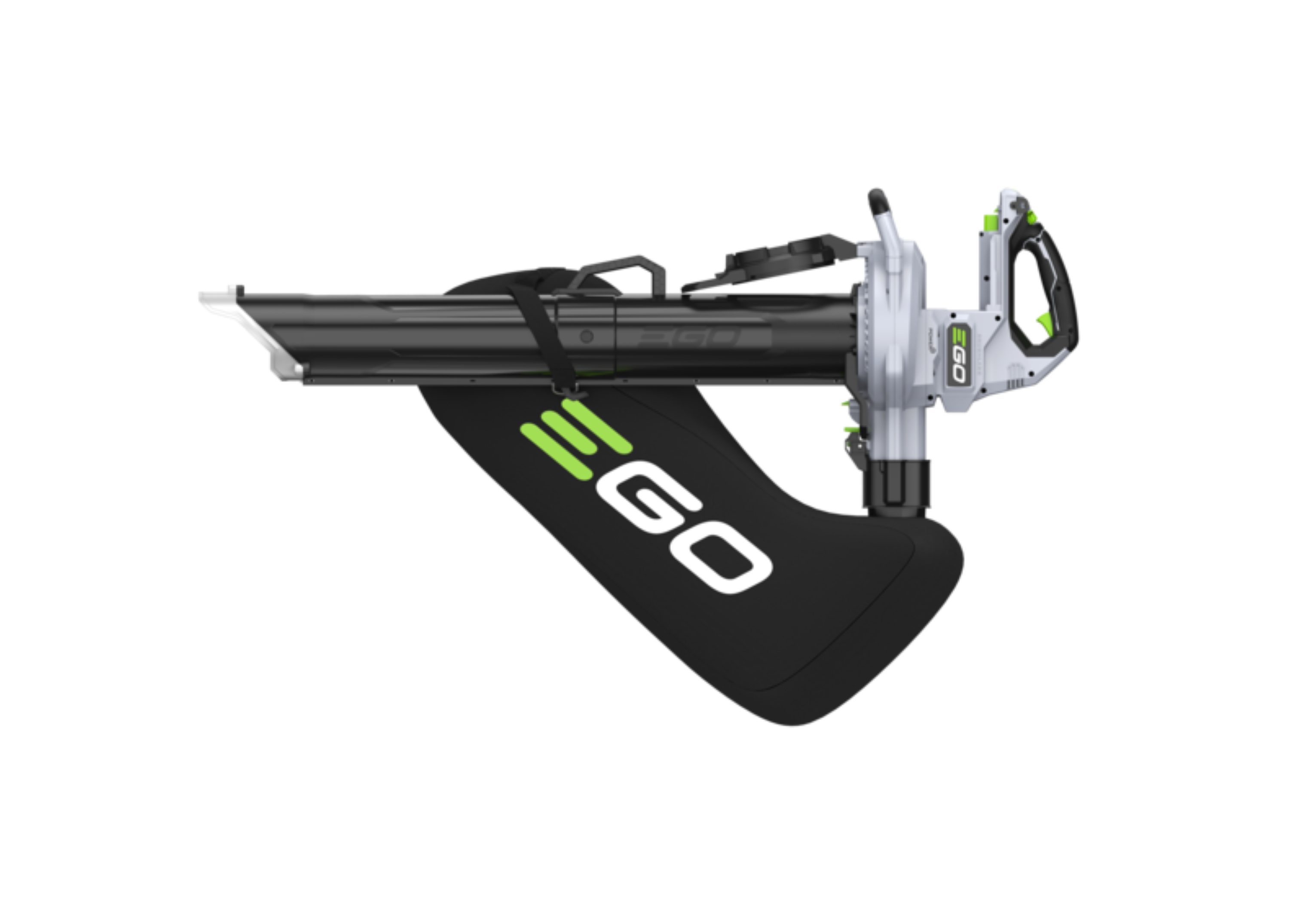 EGO Europe Akku-Laubsauger EGO Laubsauger 3 in 1 Laubbläser mit 5.0 Ah Akku und Ladegerät LV5004E
