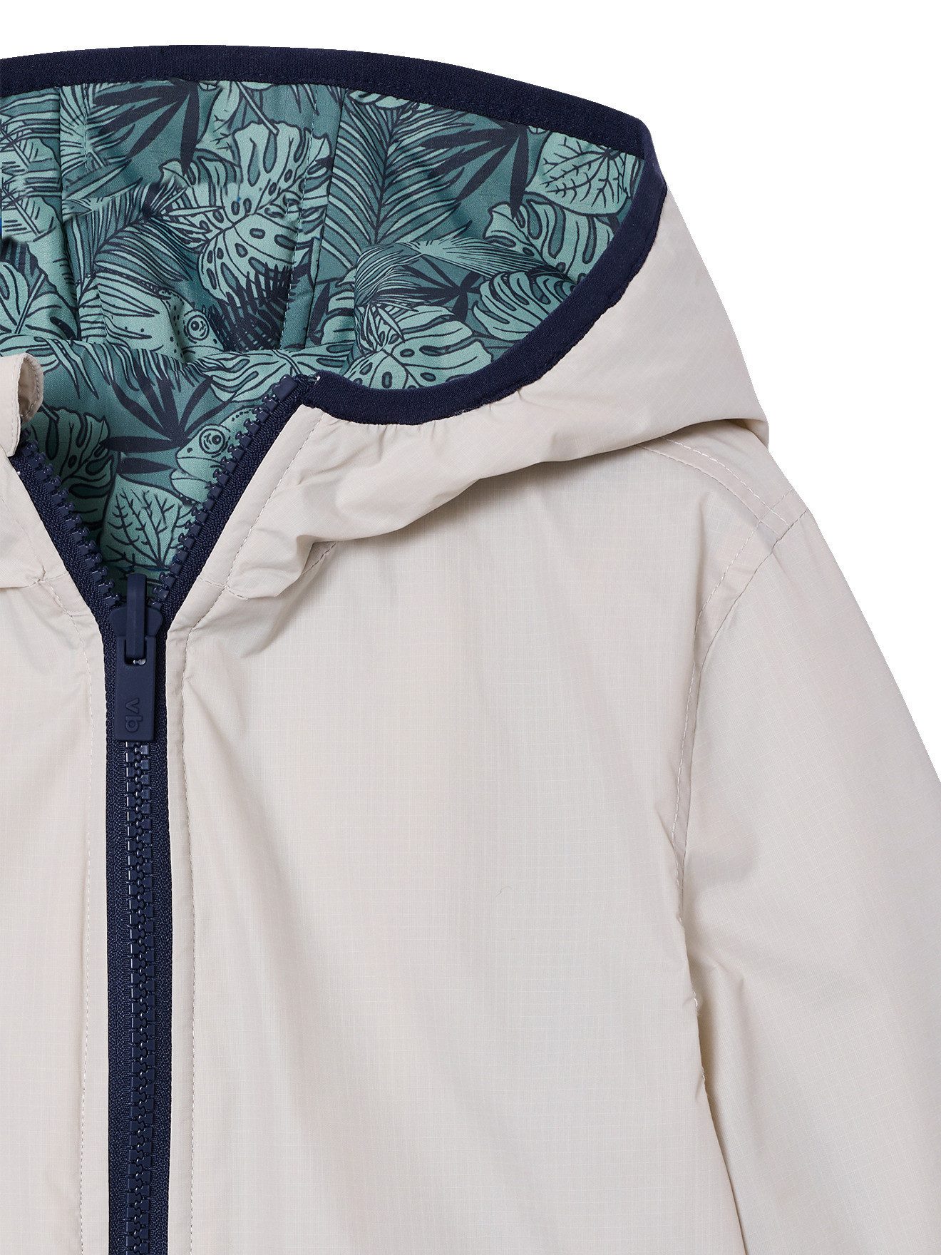 vertbaudet Parka Jungen Light-Steppjacke mit Recycling-Polyester wendbar