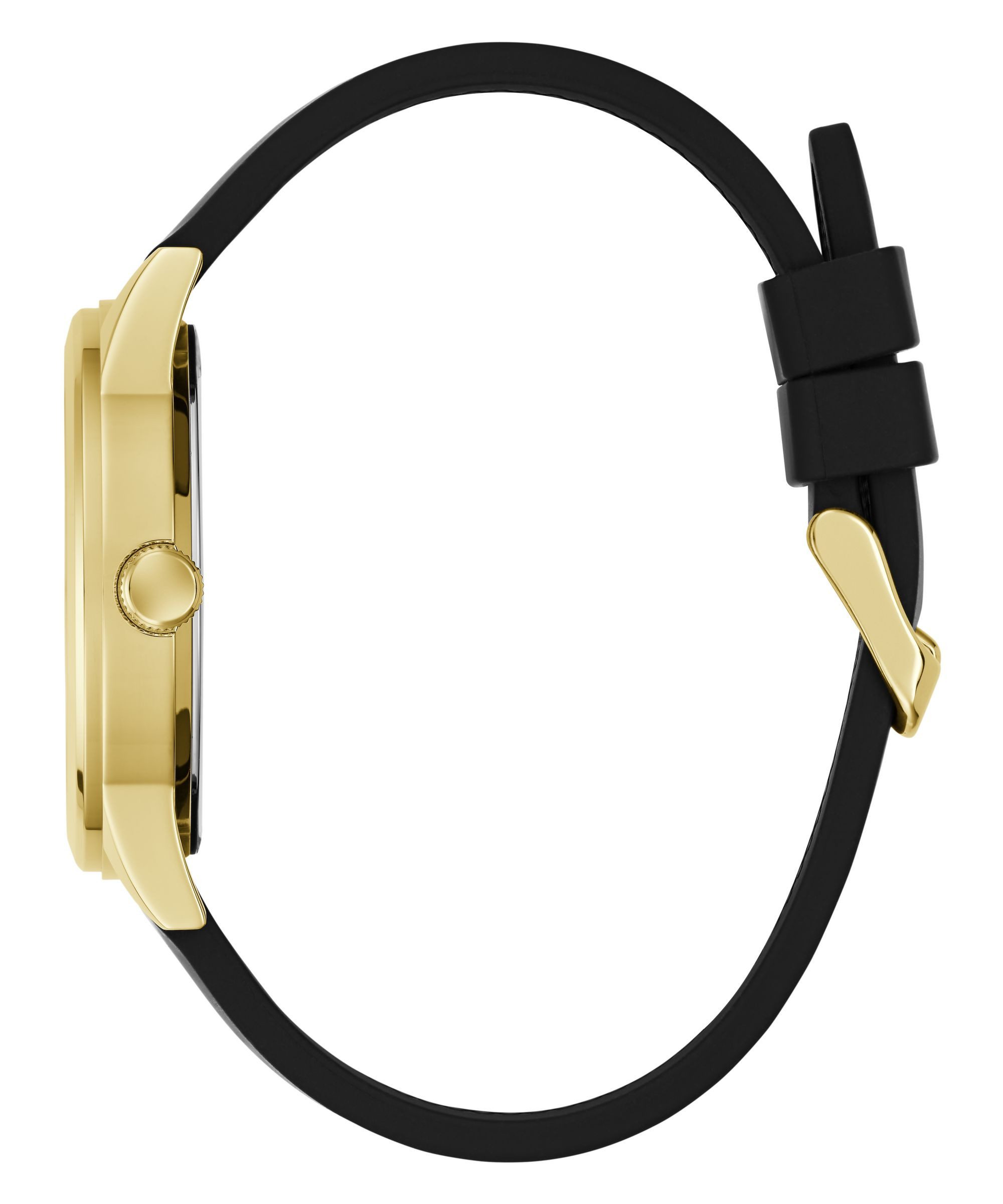 Guess Quarzuhr EMERSON GW1056G2, Armbanduhr, Herrenuhr, Silikonarmband, analog