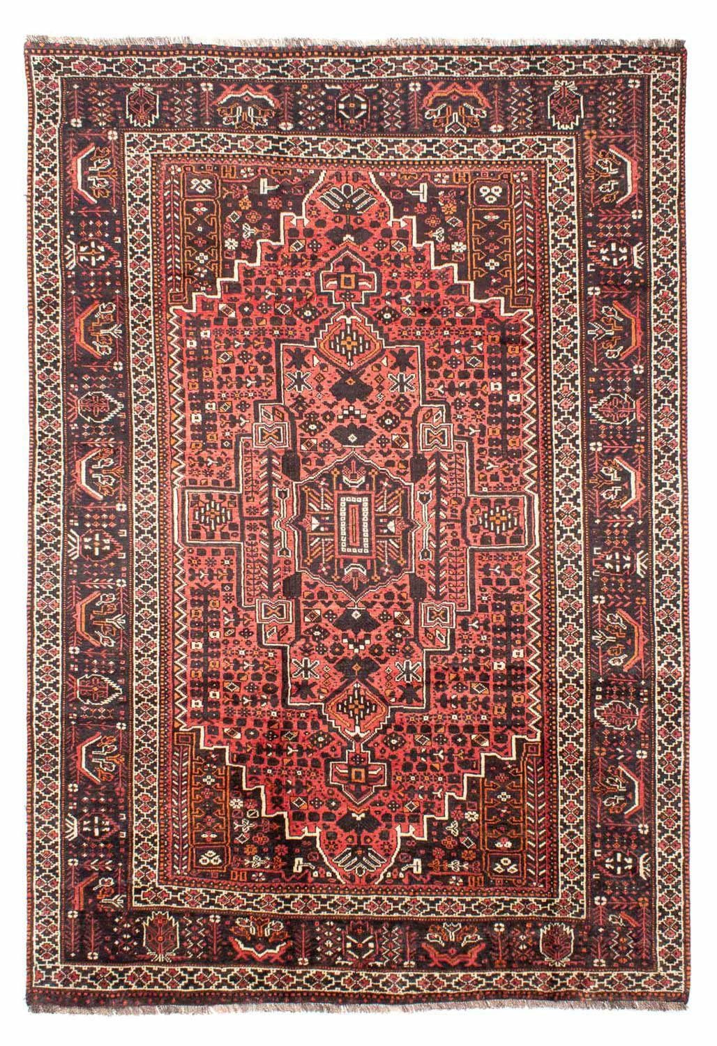 Wollteppich Shiraz Medaillon Rosso chiaro x Unikat morgenland, Höhe: rechteckig, 10 213 Zertifikat mit mm, 310 cm