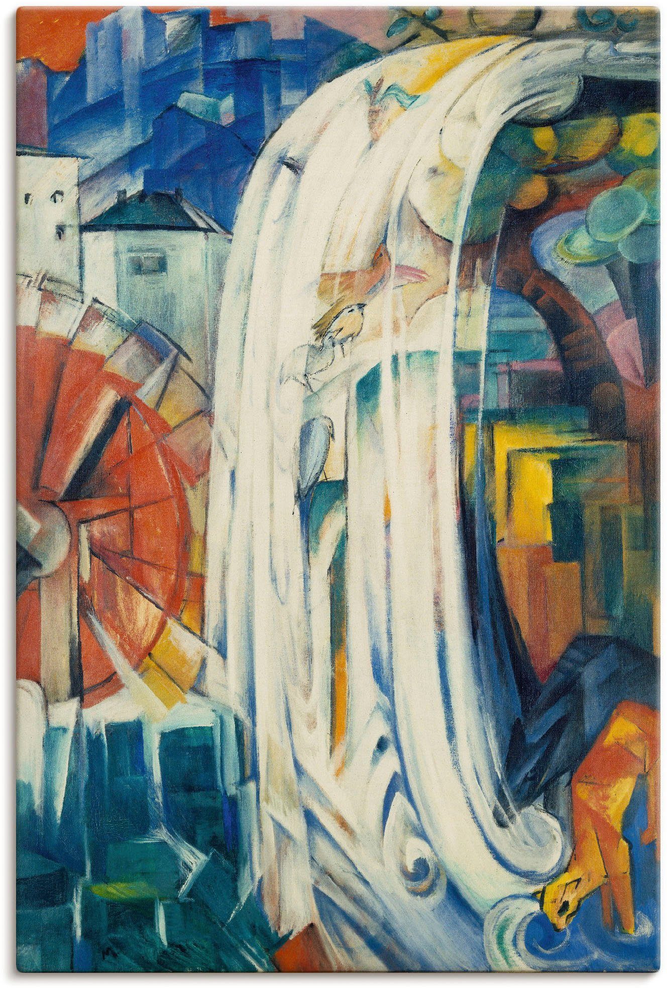 Artland Wandbild Die verzauberte Mühle. 1913, klassische Fantasie (1 St), als Alubild, Leinwandbild, Wandaufkleber oder Poster in versch. Größen