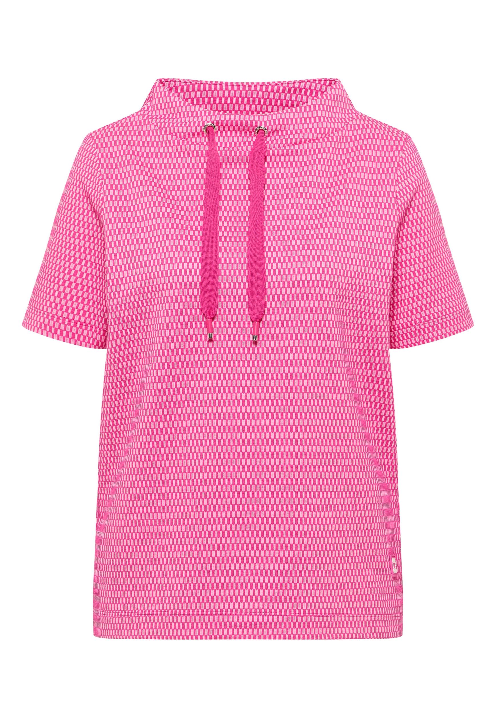 CECIL Shirtbluse Shirt mit Funnel Neck im Two-Tone-Look günstig online kaufen