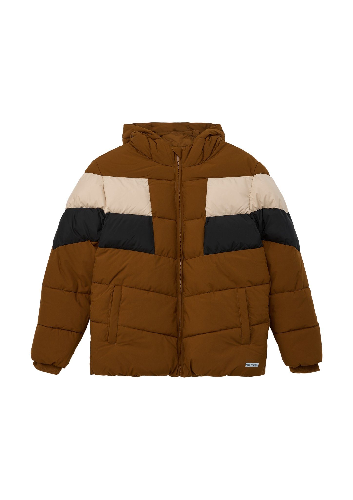 s.Oliver mit Junior Print-Detail Steppjacke brown