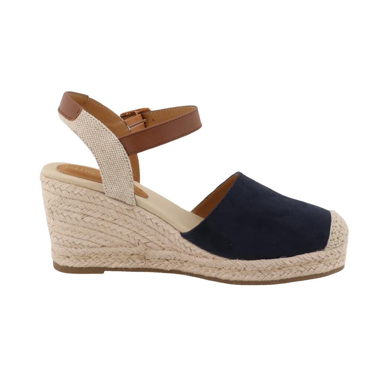 TOM TAILOR Tom Tailor Keilsandale blau EUR 39 Keilsandalette