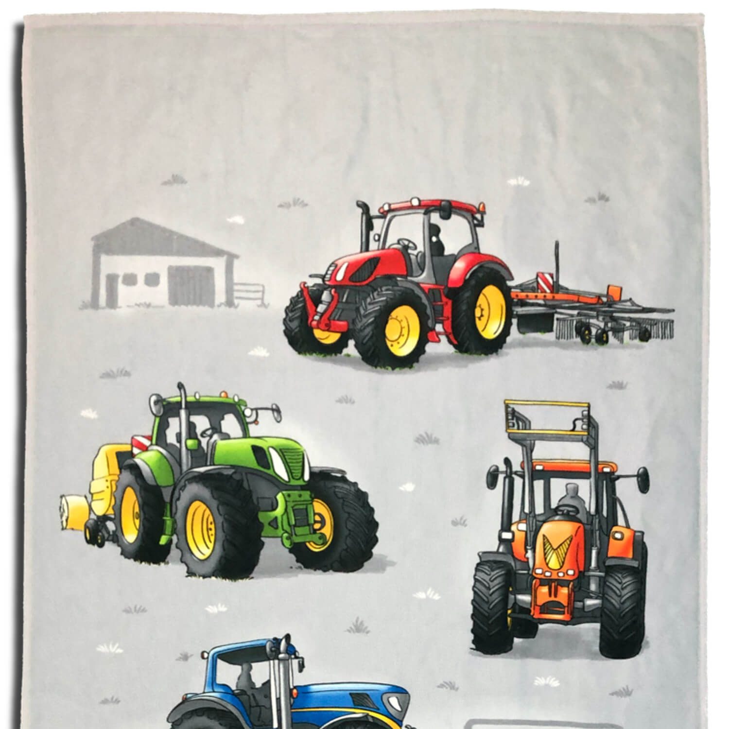 ESPiCO Strandtuch Traktor, Frottee-Velour (1-St), Landmaschinen, Bulldog, Trecker