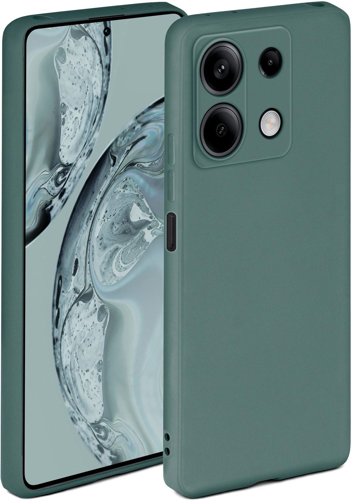 ONEFLOW Handyhülle ONEFLOW® Soft Case für Xiaomi Redmi Note 13 5G, Hülle aus Silikon, Back Cover mit Kameraschutz, weiche Silikonhülle