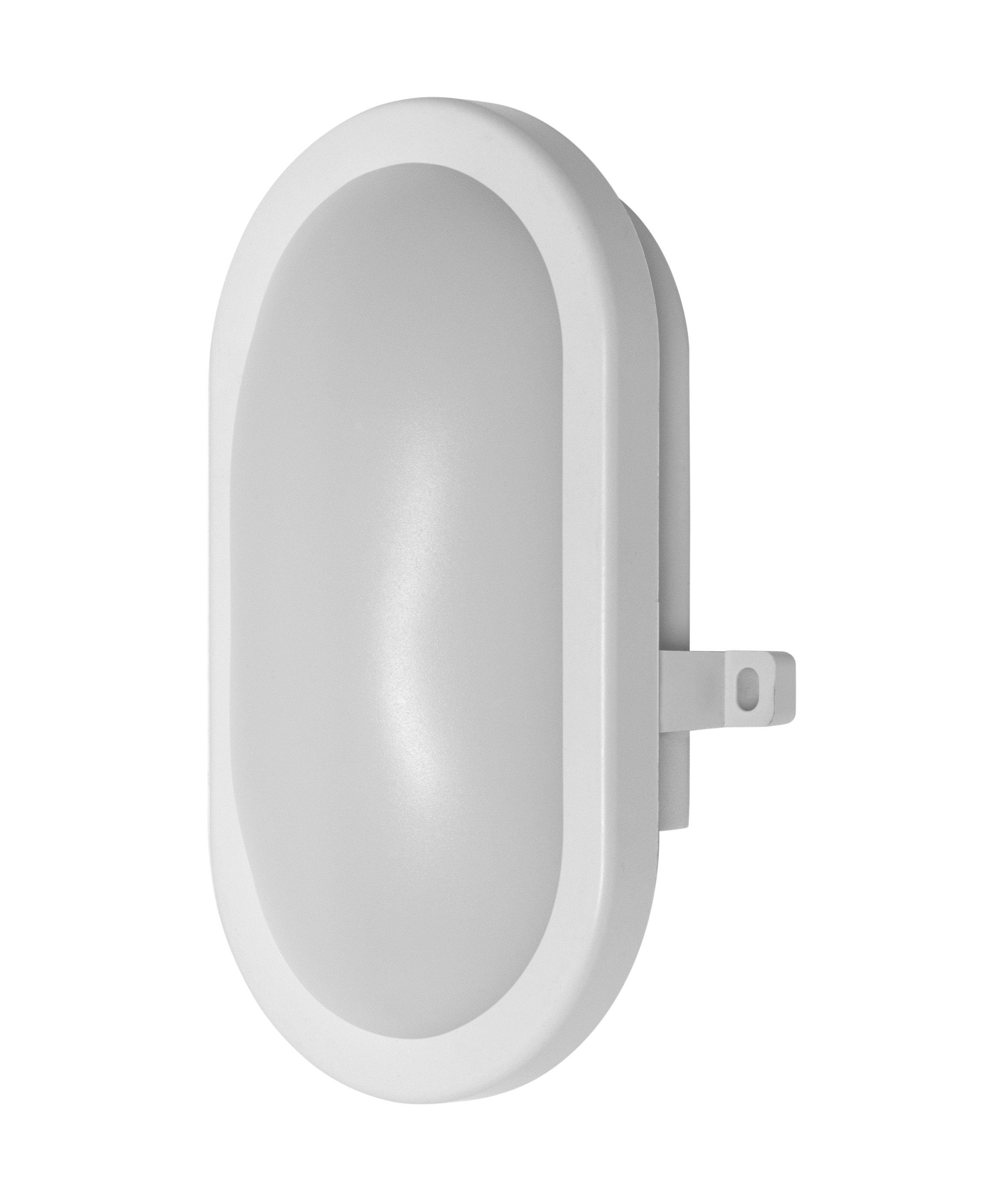Ledvance Außen-Wandleuchte LED BULKHEAD, Helle und funktionelle LED-Außenleuchten, mit Leuchmittel, LED fest integriert, Kalt weiß, Wandleuchte