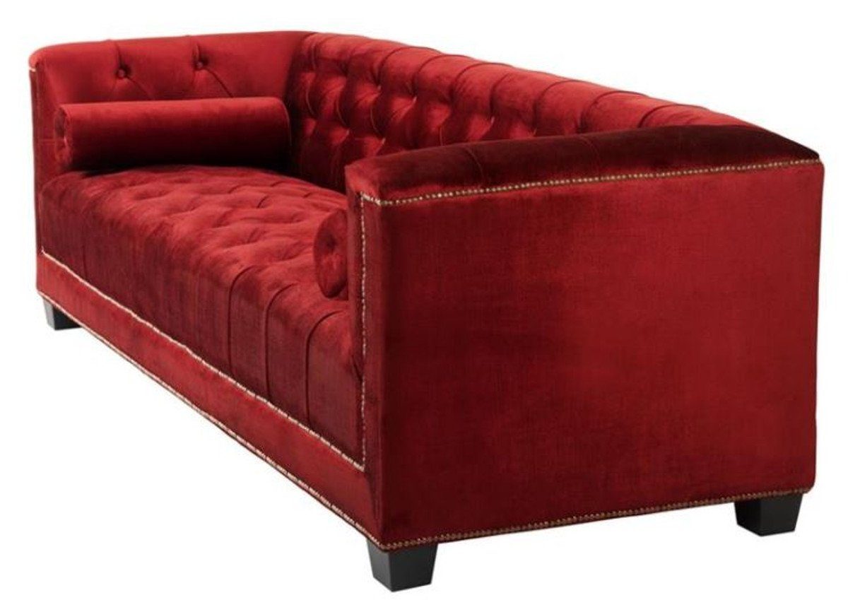 Rot Luxus Kollektion Padrino - Sofa Sofa Designer Casa