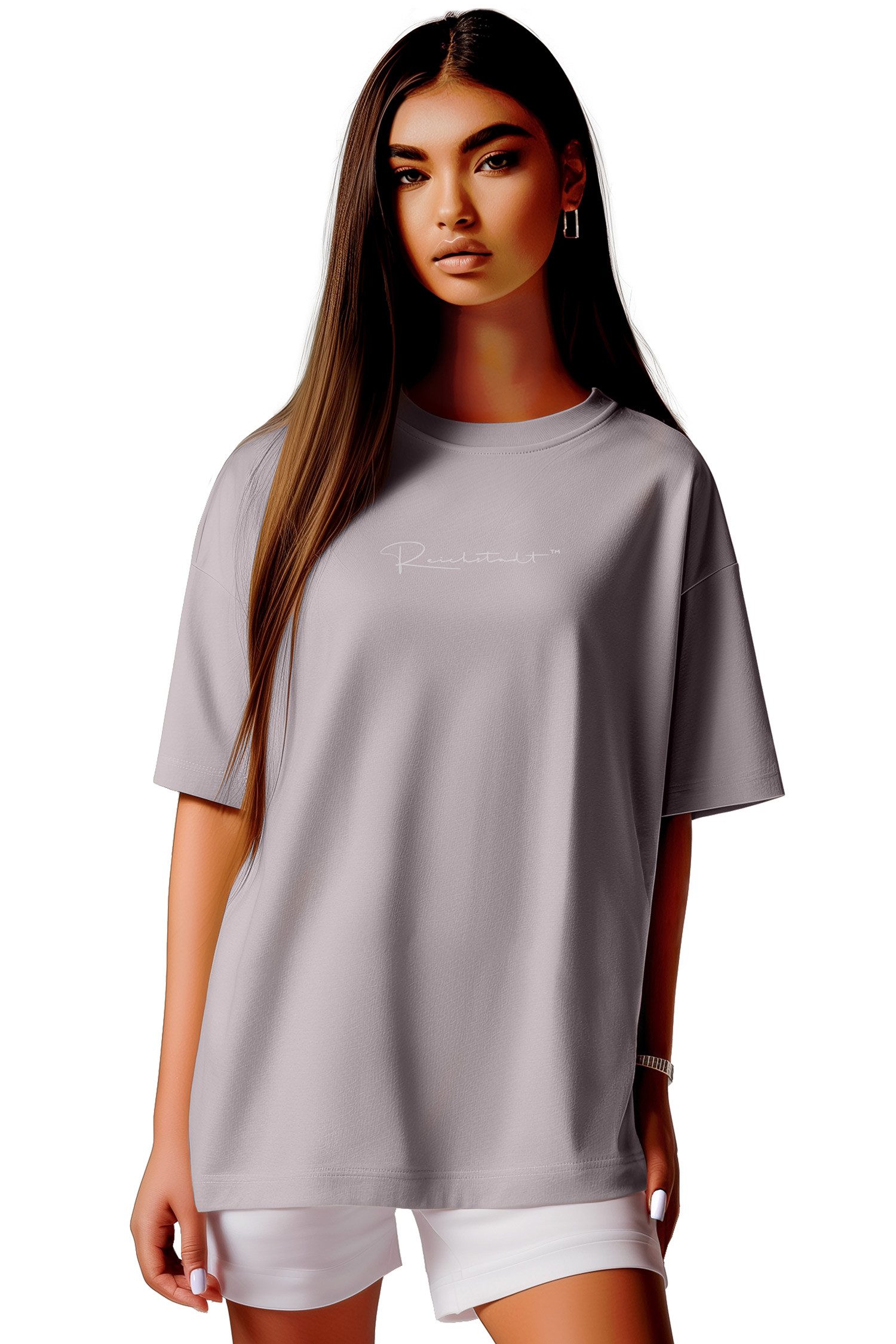 Reichstadt Oversize-Shirt Casual Extra Großes T-Shirt günstig online kaufen