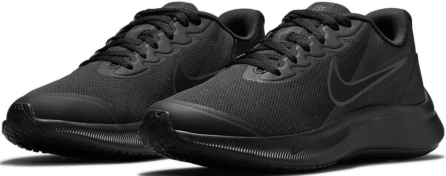 Nike STAR RUNNER 3 (GS) Laufschuh BLACK-BLACK-DK-SMOKE-GREY | 