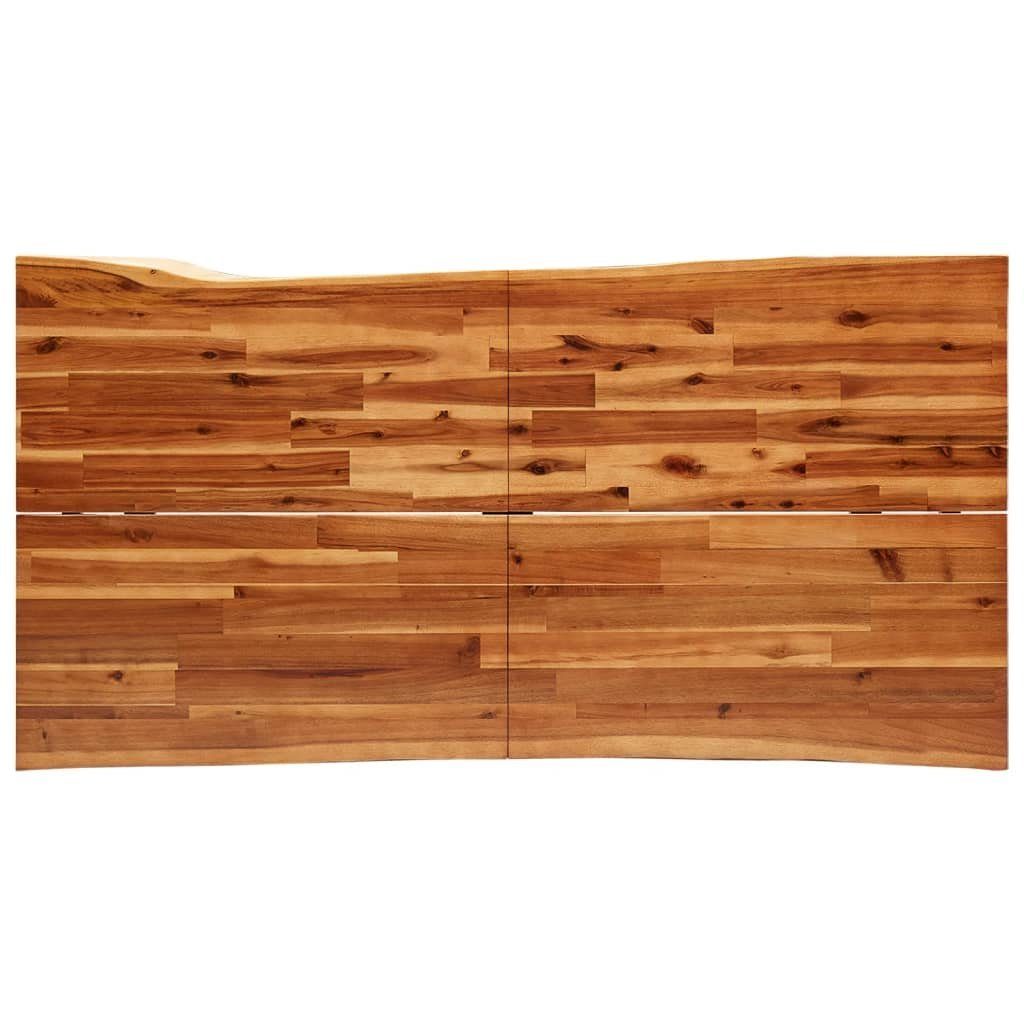 Baumkante (1-St) Akazie 160x80x75 cm furnicato Massivholz Esstisch