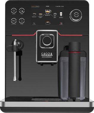 Gaggia Kaffeevollautomat Accademia, hochwertige schwarze Glasfront