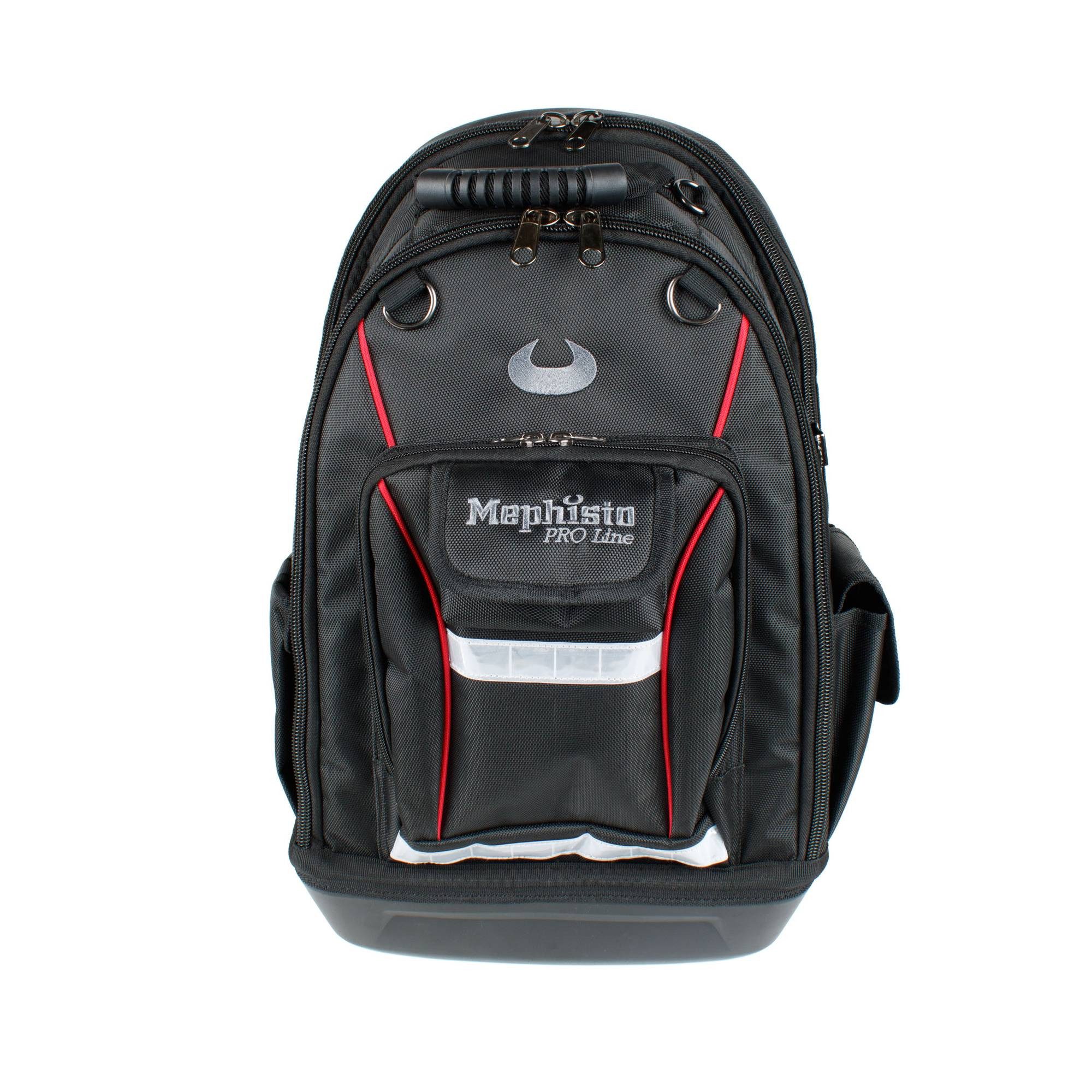 Mephisto-Tools Werkzeugtasche Werkzeugrucksack "Dragon" (34x54x23 cm, 36 L), 1680 Denier Gewebe, Robuster vielseitiger Rucksack, Traglast 40 KG