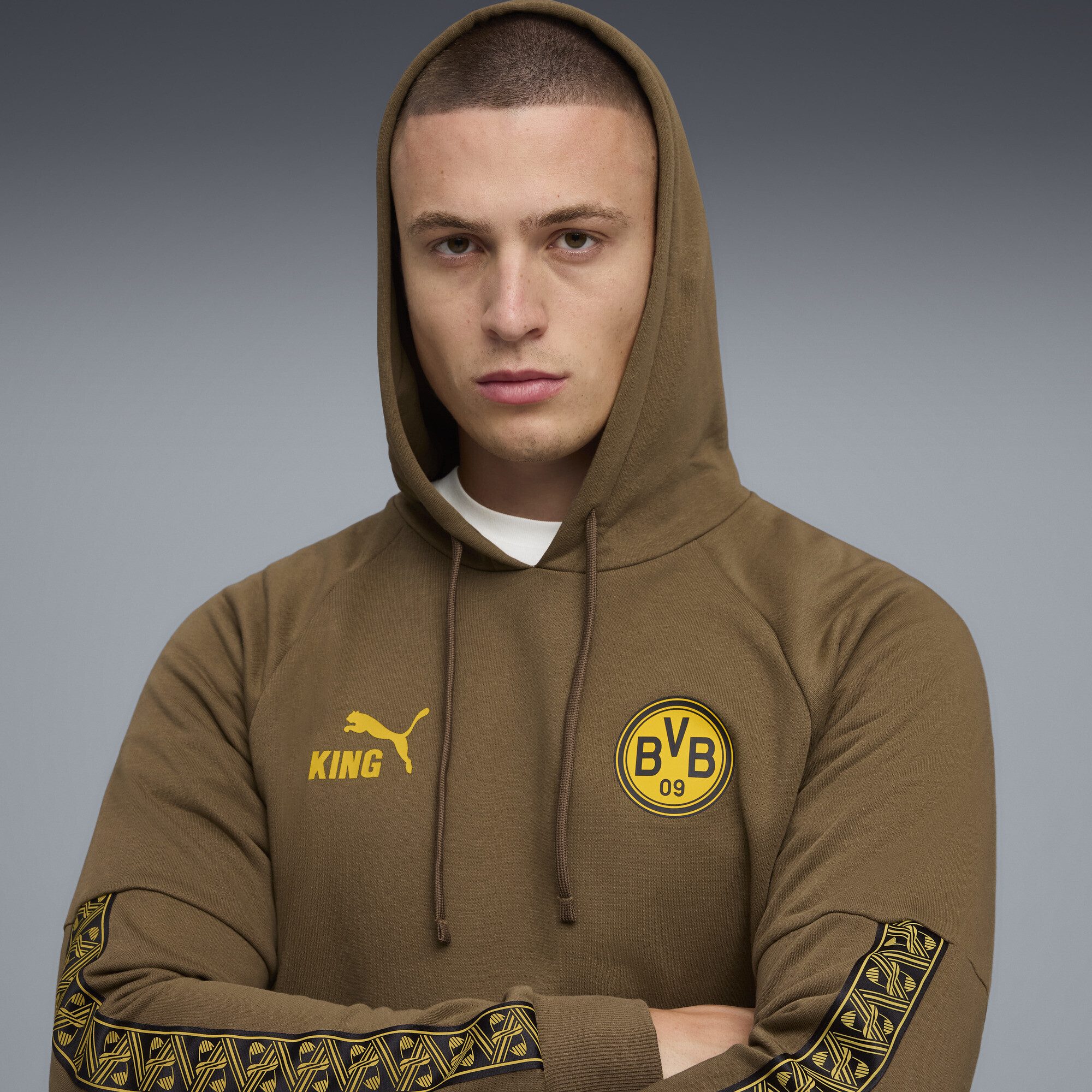 PUMA Hoodie Borussia Dortmund KING Hoodie Herren